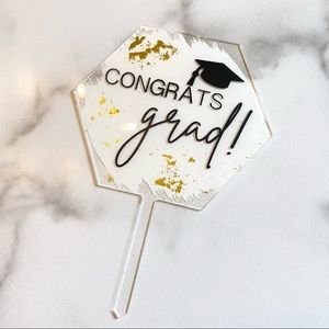 Congrats Grad Cake Topper